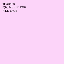 #FCD4F9 - Pink Lace Color Image
